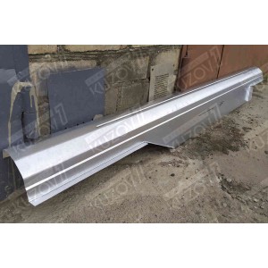 ПОРОГ (ПРАВЫЙ) РЕМКОМПЛЕКТ, НАРУЖНАЯ ЧАСТЬ, ОЦИНКОВКА 1.1 ММ, БЕЛАРУСЬ - фото