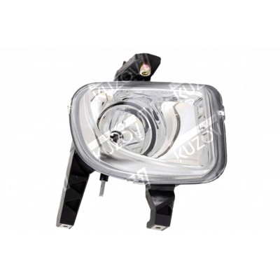 Противотуманная фара (правая) Хром, TYC для FIAT PUNTO GRANDE 2005-2008 - фото