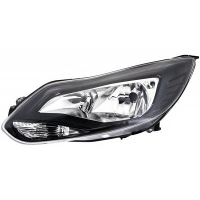 Передняя фара (левая) Темная, DEPO для FORD FOCUS 2011-2014 - фото