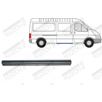 Порог (правый) POTRYKUS для FORD TRANSIT 1994-2000 - фото