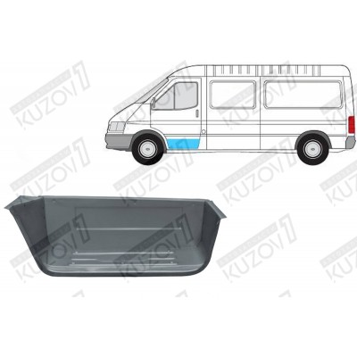 Ступень Передней Двери (левой) POTRYKUS для FORD TRANSIT 1994-2000 - фото