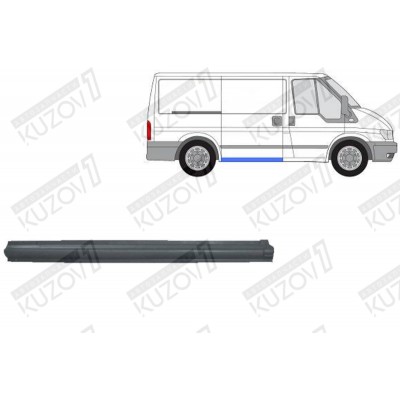 Порог (правый) POTRYKUS для FORD TRANSIT 2000-2006 - фото