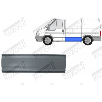 Порог (левый) нижний, 31 См POTRYKUS для FORD TRANSIT 2000-2006 - фото