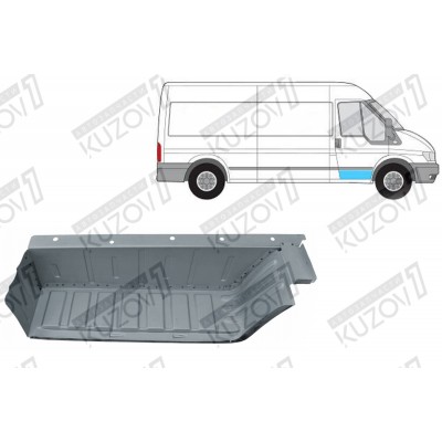 Ступень Передней Двери (правой) POTRYKUS для FORD TRANSIT 2006-2013 - фото