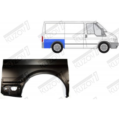 Крыло Заднее (правое) Klokkerholm для FORD TRANSIT 2006-2013 - фото