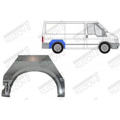 Арка задняя (правая) Potrykus для FORD TRANSIT 2000-2006 - фото