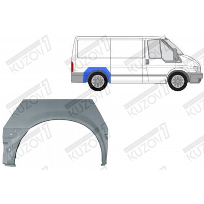 Арка задняя (правая) POTRYKUS для FORD TRANSIT 2000-2006 - фото