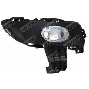 ПРОТИВОТУМАННАЯ ФАРА (ПРАВАЯ) EURO-TYPE, ПОД ОБЫЧНЫЙ БАМПЕР, С РАМКОЙ, DEPO - фото