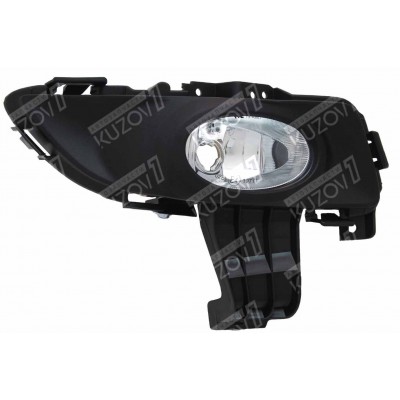 Противотуманная фара (правая) Под Обычный Бампер, С Рамкой, DEPO для MAZDA 3 2006-2009 - фото