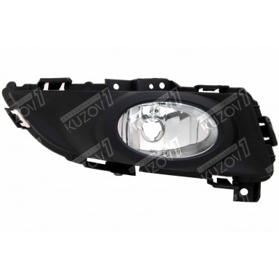 Противотуманная фара (правая) Под Обычный Бампер, С Рамкой, DEPO для MAZDA 3 2003-2006 - фото