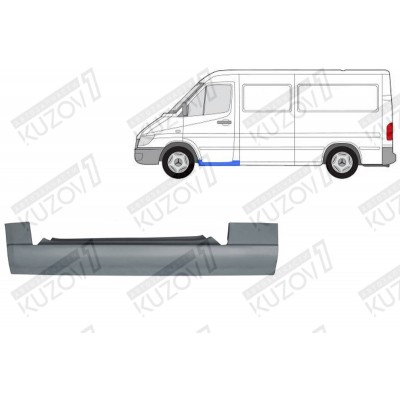 Порог (левый) POTRYKUS для Mercedes Sprinter 1995-2000 - фото