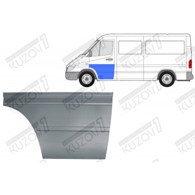 Дверь Передняя (левая) 64 См POLCAR для Mercedes Sprinter 2000-2006 - фото