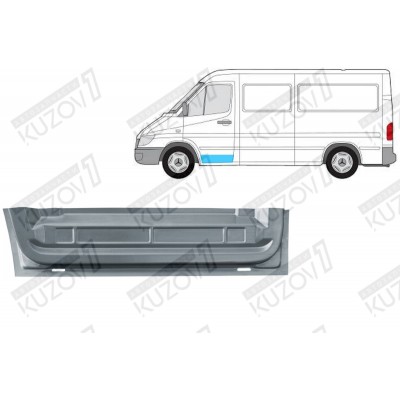 Дверь Передняя (левая) Нижняя POLCAR для Mercedes Sprinter 1995-2000 - фото
