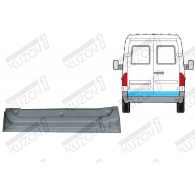 Дверь Задняя (левая) Нижняя POLCAR для Volkswagen LT 1996-2006 - фото