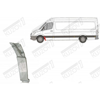 Арка Передняя, Задняя Часть, (левая) Klokkerholm для Mercedes Sprinter 2006-2013 - фото