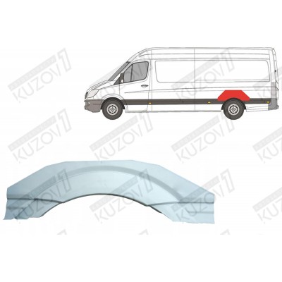 Арка задняя (левая) Polcar для Mercedes Sprinter 2006-2013 - фото