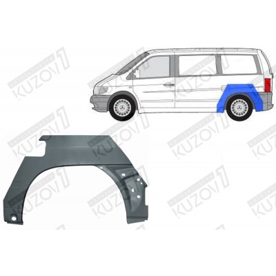 Арка задняя (левая) POTRYKUS для Mercedes VITO 1996-2003 - фото