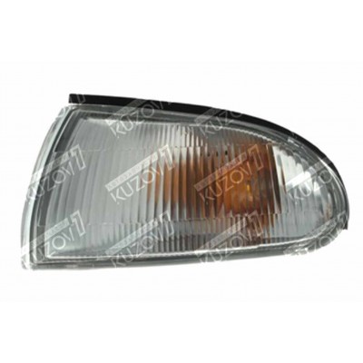 Указатель поворота (левый) Белый, DEPO для Mitsubishi Lancer 1992-1996 - фото