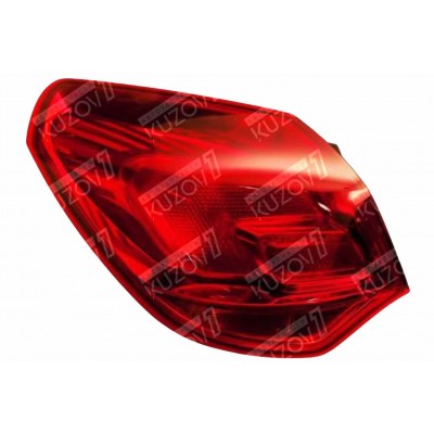 Задний фонарь (левый) наружный, Красный, TYC для OPEL ASTRA J 2012-2015 - фото