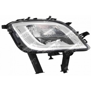 ПРОТИВОТУМАННАЯ ФАРА+ПОВОРОТ (ПРАВАЯ) ХРОМ, DEPO - фото