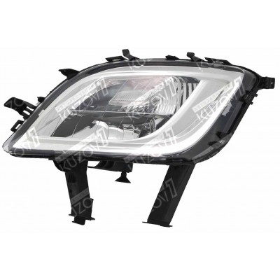 Противотуманная Фара+Поворот (левая) Хром, DEPO для OPEL ASTRA J 2010-2012 - фото