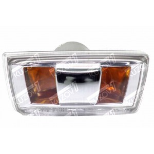 ПОВТОРИТЕЛЬ ПОВОРОТА (ЛЕВЫЙ) БЕЛЫЙ ОБОДОК, DEPO - фото