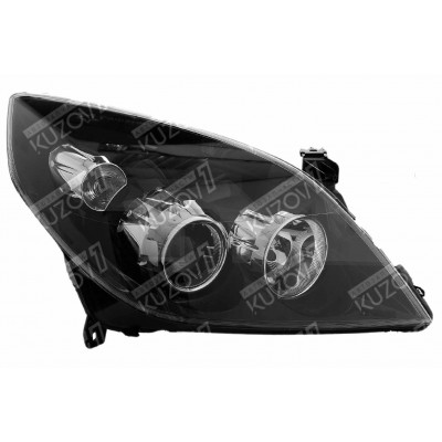 Передняя фара (правая) Темная, Электрическая + Моторчик, TYC для OPEL SIGNUM 2005-2008 - фото