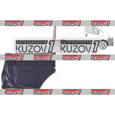 Крыло Заднее (правое) Polcar для OPEL VIVARO 2001-2006 - фото