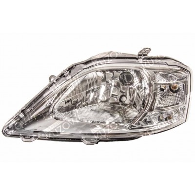 Передняя фара (левая) DEPO для RENAULT LOGAN 2009-2013 - фото