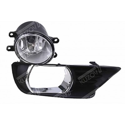 Противотуманная фара (левая) С Рамкой, DEPO для TOYOTA CAMRY 2006-2009 - фото