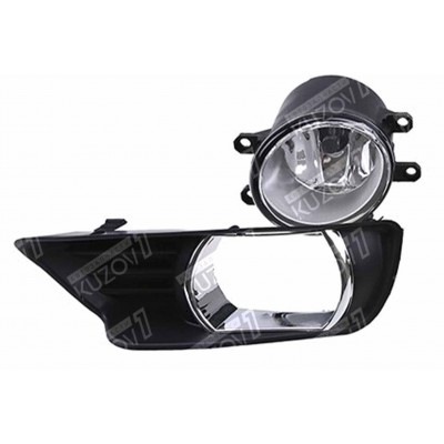 Противотуманная фара (правая) С Рамкой, DEPO для TOYOTA CAMRY 2006-2009 - фото