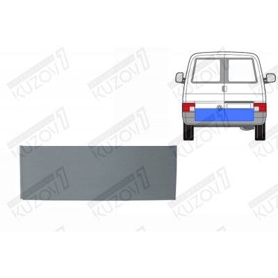 Дверь Задняя Правая (распашная) 24 См Potrykus для Volkswagen T4 1996-2003 - фото