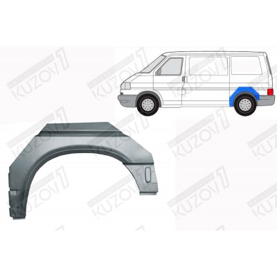 Арка задняя (левая) POTRYKUS для Volkswagen T4 1990-1996 - фото