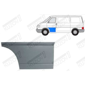 ДВЕРЬ ПЕРЕДНЯЯ (ЛЕВАЯ) НАРУЖНАЯ ЧАСТЬ 50 СМ, ОРИГИНАЛ, 0.8 ММ, ПОЛЬША