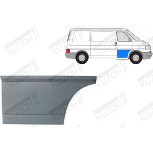 ДВЕРЬ ПЕРЕДНЯЯ (ПРАВАЯ) НАРУЖНАЯ ЧАСТЬ 50 СМ, ОРИГИНАЛ, 0.8 ММ, ПОЛЬША