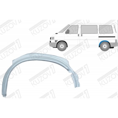Арка задняя (левая) POTRYKUS для Volkswagen T4 1990-1996 - фото
